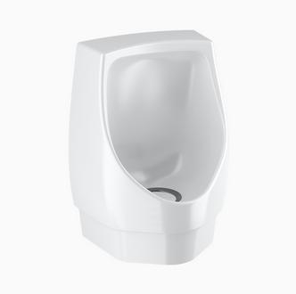 Sloan WES-1000-STG Vitreous China Waterfree Urinal with SloanTec Glaze, Wall Hung, Touch Free Operation