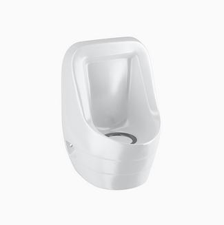Sloan WES-4000-STG Vitreous China Small Waterfree Urinal with SloanTec Glaze, Wall Hung, Touch Free Operation