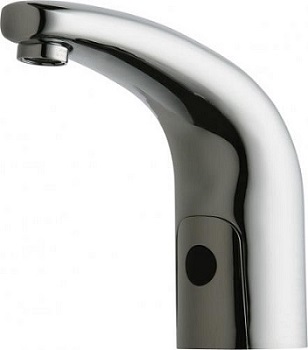 Chicago Faucets 116.101.AB.1T HyTronic Traditional Touch Free Programmable Faucet, Single Supply, 0.5 GPM, AC Powered, Less Transformer