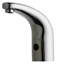 Chicago Faucets 116.211.AB.1T HyTronic Traditional Touch Free Programmable Electronic Faucet, 0.5 GPM, Dual Supply, Concealed Internal Temperature Control Mixer, Battery Operated