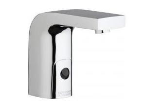 Chicago Faucets 116.760.AB.1T HyTronic Edge Touch Free Programmable Electronic Faucet, Dual Supply, 1.5 GPM Flow Control, Concealed Internal Temperature Control Mixer, AC Powered, Less Transformer