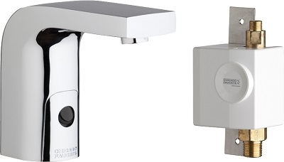 Chicago Faucets 116.950.AB.1T HyTronic Edge Touch Free Programmable Electronic Faucet, Single Supply, 1.5 GPM Flow Control, Self Sustaining Power System