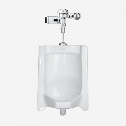 Sloan WEUS-1200.1015 Vitreous China Retrofit Urinal with Battery Operated Royal 186-0.125 SFSM Urinal Flushometer