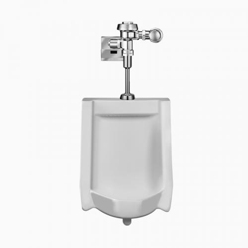 Sloan WEUS-1205.1301 Vitreous China Retrofit Urinal with Exposed, Sensor Activated, Royal OPTIMA 186-0.5 ES-S Urinal Flushometer