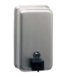 Gamco 16AP Soap Dispenser, Surface Mounted, Vertical Tank Type with All Purpose Valve, Stainless Steel, G-16AP