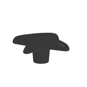 Chicago Faucets 205-LEBJKNF Chicago Faucets Part: 2-1/2" Plastic Cross Handle, Tapered Square Broach, Less Index Button