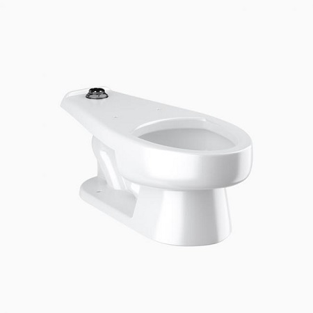 Sloan ST-2309-A Vitreous China Water Closet, Junior Height Toilet, Floor Mount, Top Spud, Toilet Bowl Only