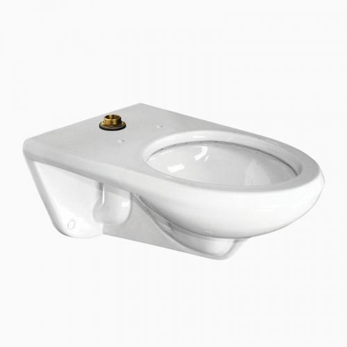 Sloan ST-2059-A-BPL Vitreous China Water Closet with Bedpan Lugs, Wall Hung, Top Spud, Toilet Bowl Only (DISCONTINUED)