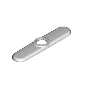 Chicago Faucets 2300-105KJKCP Chicago Faucets Part: 8-inch Deck Mounted Cover Plate, Chrome Plated Finish