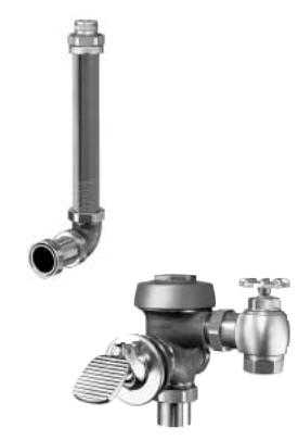 Sloan ROYAL 343 Foot Pedal Urinal Flushometer (6-3/4 inch LDIM)