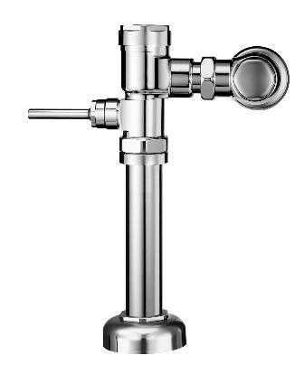 Sloan GEM-2 111 YB Closet Flushometer, Piston Type, Exposed, 1.6 GPF, 11-1/2" Rough In, with Sweat Solder Adaptor Kit, 3070011 (DISCONTINUED)