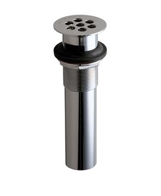 Chicago Faucets 327-X1-12TPCP Chicago Faucets Part: Drain Grid Strainer Waste, 1-1/2" O.D. Tailpiece