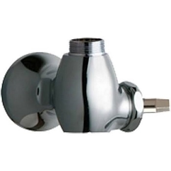 Chicago Faucets 332-LESHAB Single Supply Sink Faucet, Wall Mounted, Less Spout and Handle