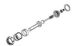 Sloan MIX-123-A Handle Assembly (for MIX-100-A and MIX-110-AA) 3326028