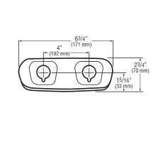 Sloan ETF-640-A Trim Plate is Discontinued (Call 888-503-7937 for help finding a new model)