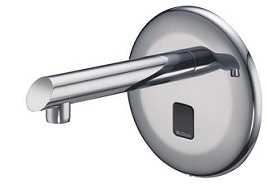 Sloan ETF-800-P Optima Sensor Activated Faucet, Electronic, ADA Compliant, Chrome Plated Brass, Wall Mounted, with Plug-In Transformer ETF-233