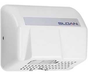 Sloan EHD-404 WHT Optima Hand Dryer, Sensor Activated, Surface Mounted, 277, White Cover (DISCONTINUED)