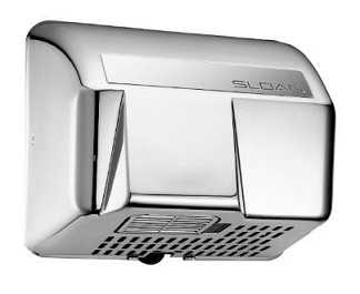 Sloan EHD-404 CP Optima Hand Dryer, Sensor Activated, Surface Mounted, 277V, Chrome Cover (DISCONTINUED)