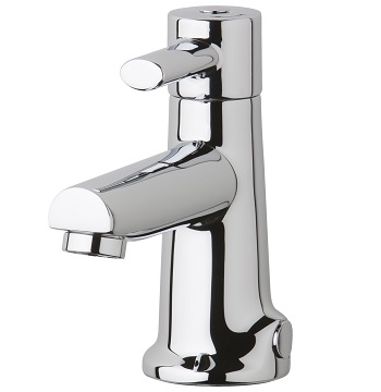 Chicago Faucets 3511-E2805AB Hot and Cold Water Mixing Sink Faucet, Single Hole, 0.5 GPM Econo-Flo Non-Aerating Spray, Concealed Internal Temperature Control Mixer