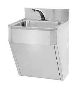 Sloan EHS-1080 Optima Hand Washing Sink, Sensor Operated Faucet, Stainless Steel, with ETF-80 Faucet