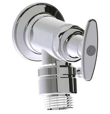 Chicago Faucets 387-E27CP Inside Sill Fitting, Full Flow In-Line Vacuum Breaker with Hose Thread Outlet, Tee Handle, 3/4" NPT Female Inlet, Slow Compression Operating Cartridge