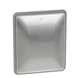 Bradley 4A00-10 Sanitary Napkin Disposal, Semi-Recessed, 1.5 Gallon Capacity, Diplomat Series