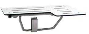 Gamco 5181 Reversible Folding Shower Seat ADA, Ivory Phenolic