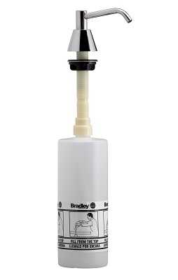 Bradley 6324-67 Lavatory Mounted Liquid Soap Dispenser 16 oz (DISCONTINUED, NOT AVAILABLE TO ORDER)