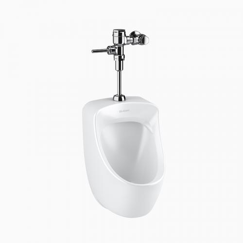 Sloan WEUS-7000.1006 Small Vitreous China Urinal with Exposed, Manual, CROWN 186-0.125 Urinal Flushometer