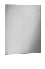 Bradley 748-1624 Frameless Stainless Steel Mirror 16 inch. Wide by 24 inch. High