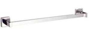 Gamco 751 X 24 Towel Bar, Square, Zamak, Bright Polished Stainless Steel, 24" Length