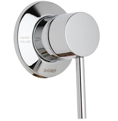Chicago Faucets 763-CP Shower Diverter Valve with Trim, Pressure Balancing, Includes Indexed Slip Flange, Polished Chrome
