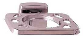 Gamco 76797 Surface Mounted Toothbrush and Tumbler Holder, Satin Finish Stainless Steel