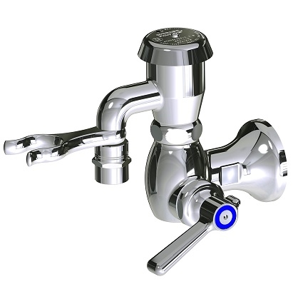 Chicago Faucets 860-VOAB Single Hole Pot and Kettle Filler, Atmospheric Vacuum Breaker, 2-3/8" Lever Handle