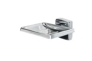 Bradley 9015 Soap Dish with Drain Holes, Bright Polished Stainless Steel