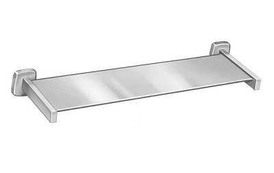 Bradley 9094-18 Shelf, Satin Stainless Steel, 18"