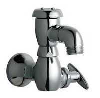 Chicago Faucets 952-12CP Inside Sill Fitting, 1/2" NPT Female Thread Inlet with Integral Wall Flange, Chrome Plate Finish