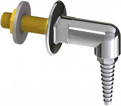 Chicago Faucets LRS-C01 Flange with Full Flow Laboratory Serrated Nozzle