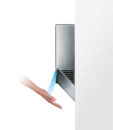 AB12-N Dyson Airblade V Hand Dryer, AB12 Sprayed Nickel (DISCONTINUED, NEW HU02 MODEL WILL BE SHIPPED)