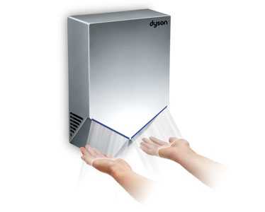  AB12-N Dyson Airblade V Hand Dryer, AB12 Sprayed Nickel (DISCONTINUED, NEW HU02 MODEL WILL BE SHIPPED)