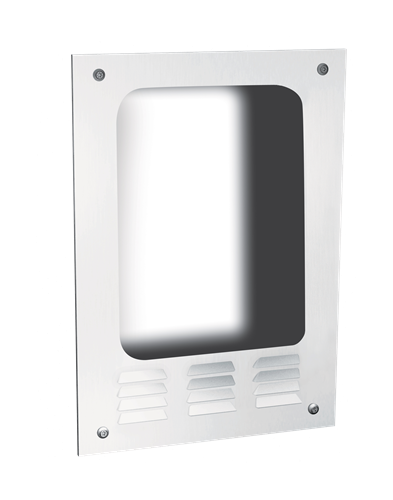 ASI 0119 Semi-Recessing Mounting Box for TurboDri for ADAAG & CalDAG Compliance, White
