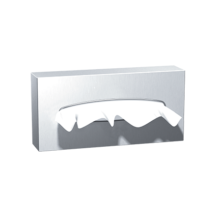 ASI 0258-SS Facial Tissue Dispenser, Satin Finish, Surface Mounted