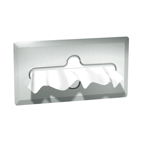 ASI 0259-SS Facial Tissue Dispenser, Satin Finish, Recessed