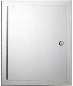 ASI 0376 recessed gravity soap tank, 2 gallons, stainless steel with satin finish (DISCONTINUED)