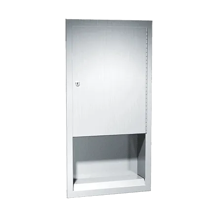 ASI 0452 Traditional Paper Towel Dispenser, Multi, C-Fold, Recessed