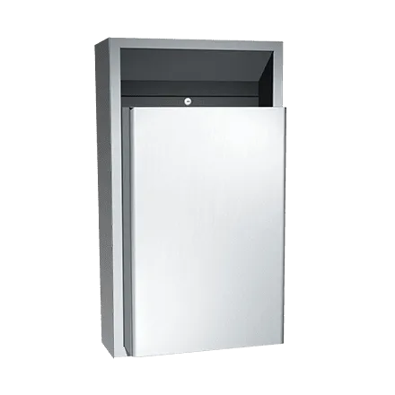 ASI 0458-9 Traditional Waste Receptacle, Surface Mounted, 12 Gallon