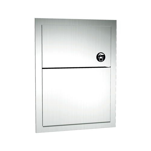 ASI 0473 Sanitary Napkin Disposal, Recessed, 1.5 Gallon