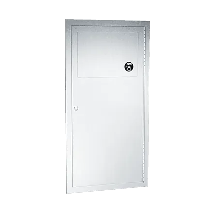 ASI 04733 Traditional Waste Receptacle, Recessed, 3 Gallon