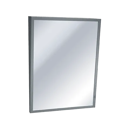 ASI 0535-1830 fixed tilt mirror, stainless steel with satin finish, 18 x 30 inch