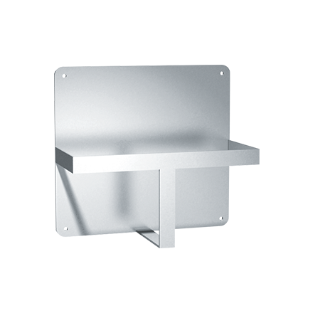 ASI 0557 Bed Pan Holder, Single, Surface Mounted